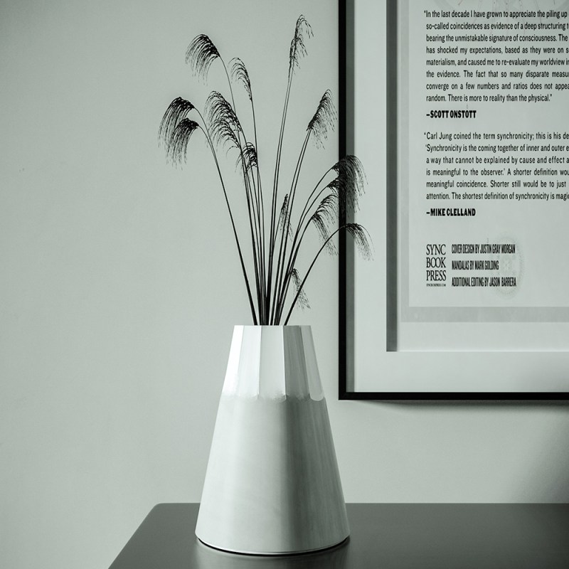 Concrete系列 FUJI 富士 灰白花器