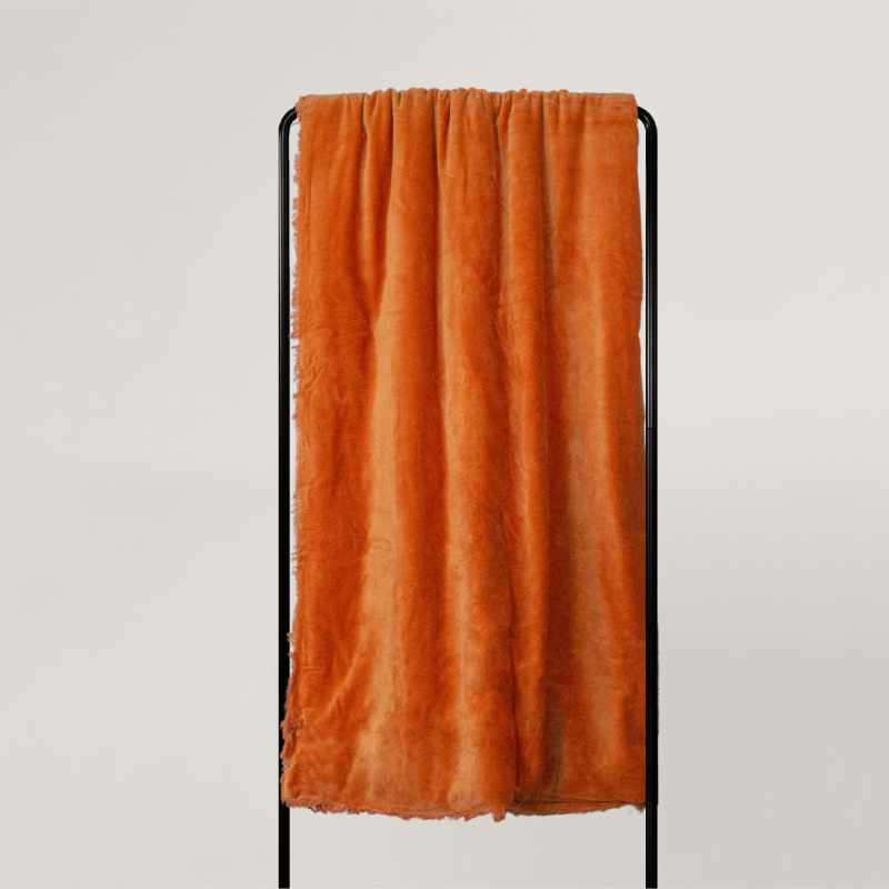 MILANO 雙面蓋毯/陽橙橘