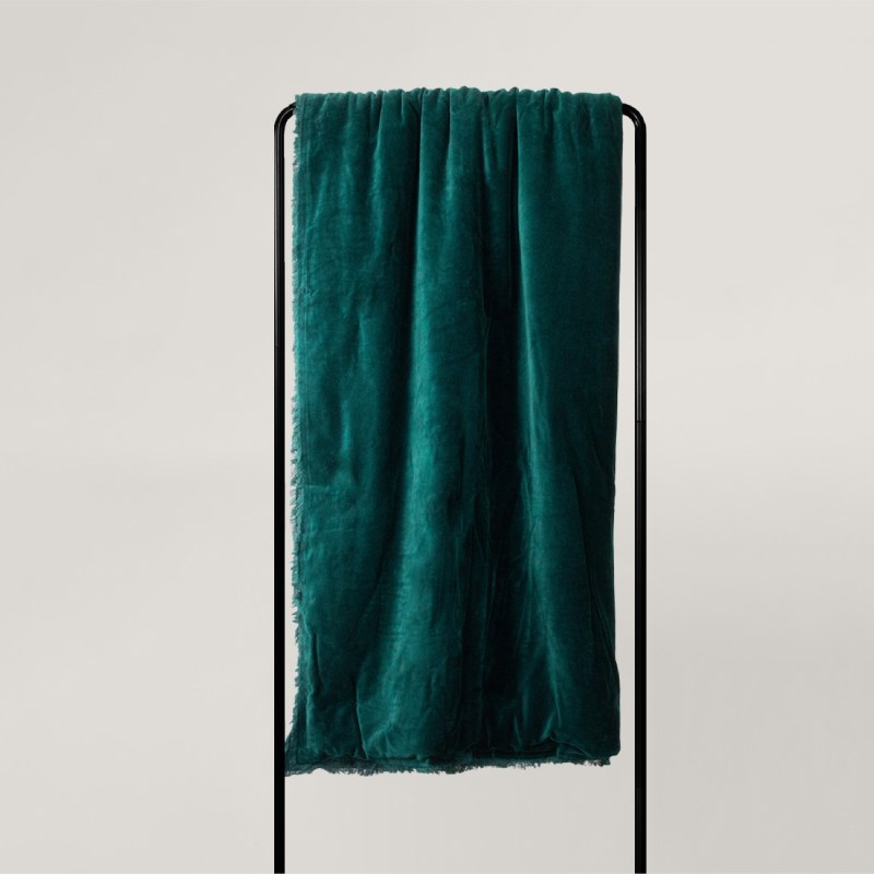 MILANO 雙面蓋毯/孔雀綠