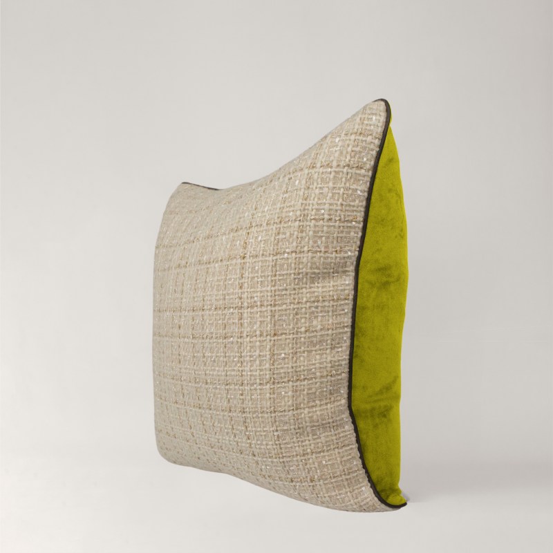 Cambon康朋 毛呢米金抱枕 - 芥黃