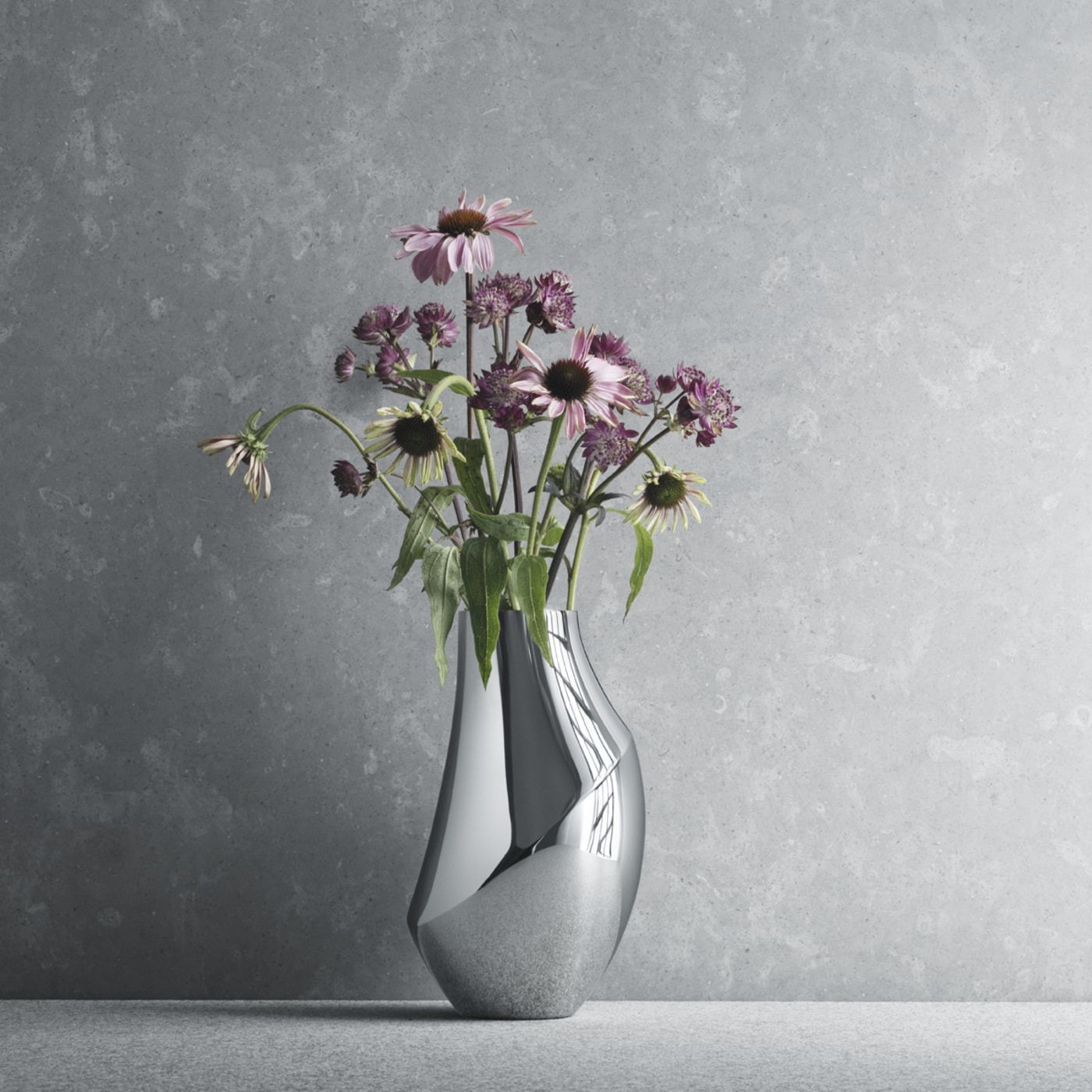 3586104 Flora vase stainless ste