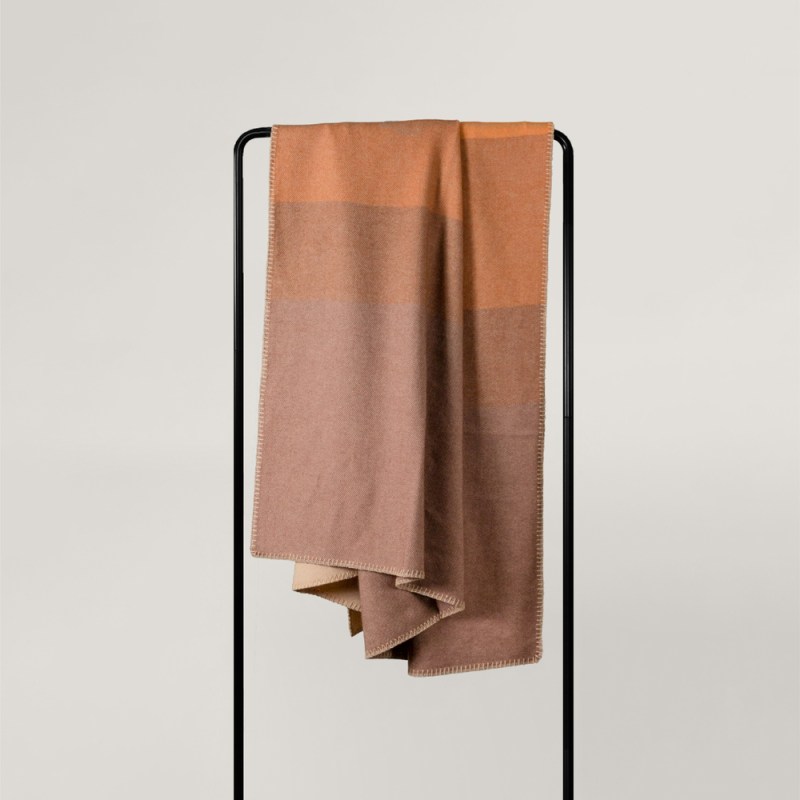 Fattoria 羊毛披肩毯-大地色-130x170cm